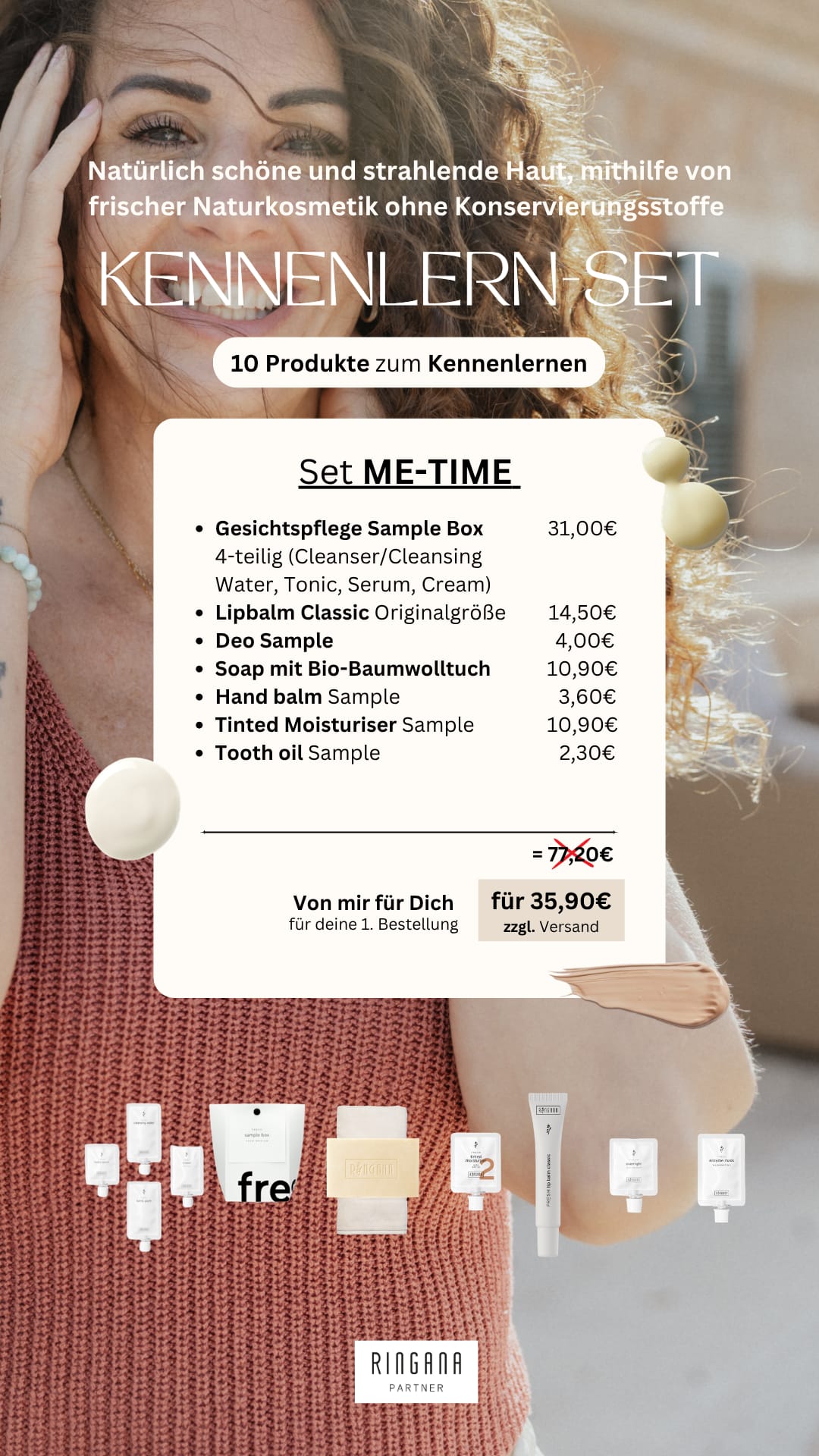 Ringana ME-TIME Kennenlern-Set mit 10 Produkten zum Probieren